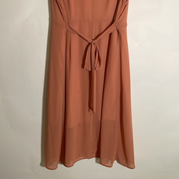Forever 21 Plus Size Peachy Rose Pink Dress 3X #457 - Picture 10 of 12